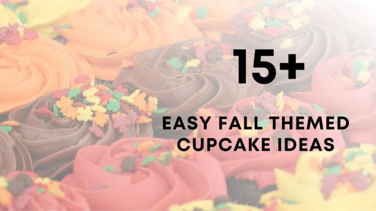 Easy Fall Themed Cupcake Ideas