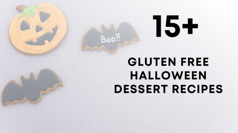 Gluten Free Halloween Dessert Recipes