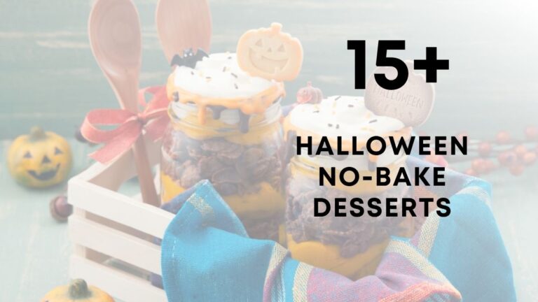 Halloween No-Bake Desserts & Treats