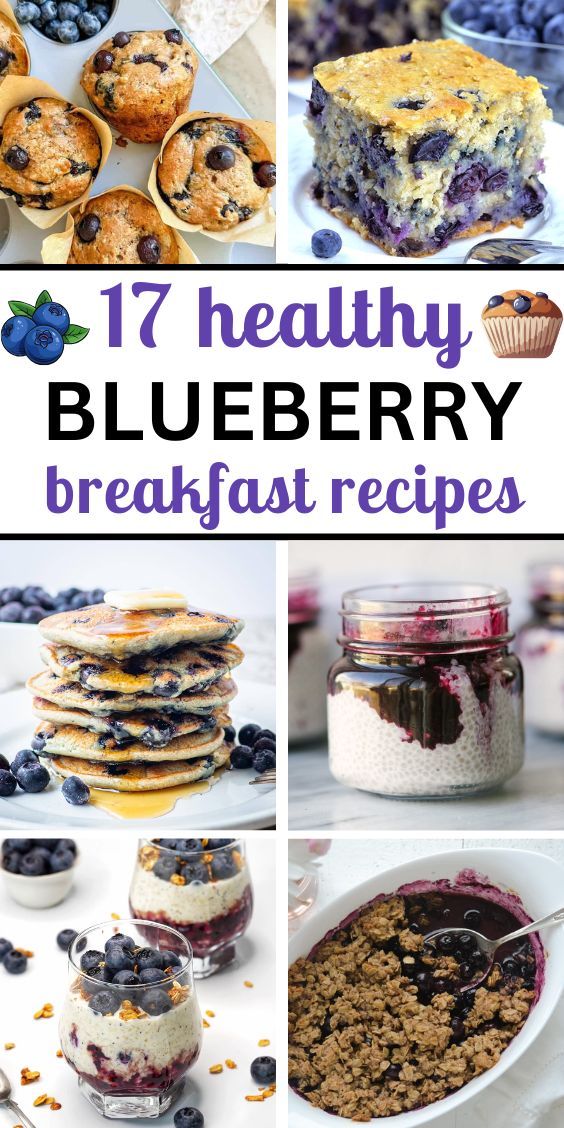 15 healthy blueberry breakfast recipes