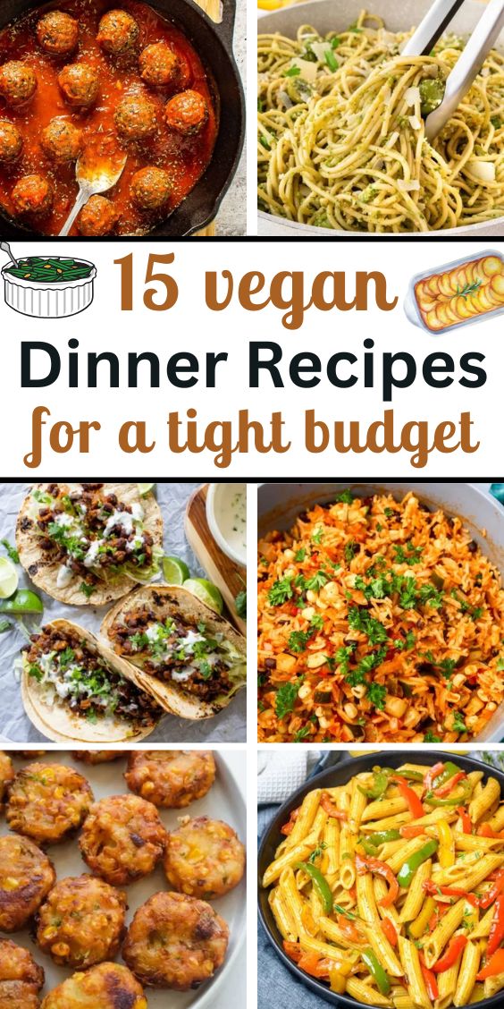 15 vegan recipes on a budget