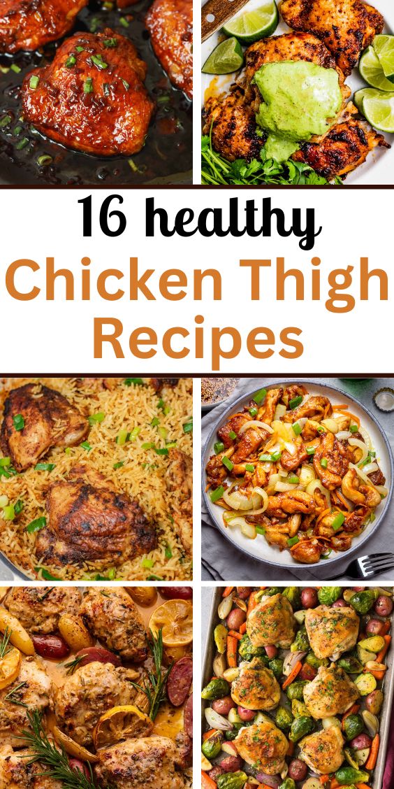 healthy chicken thigh recipes 