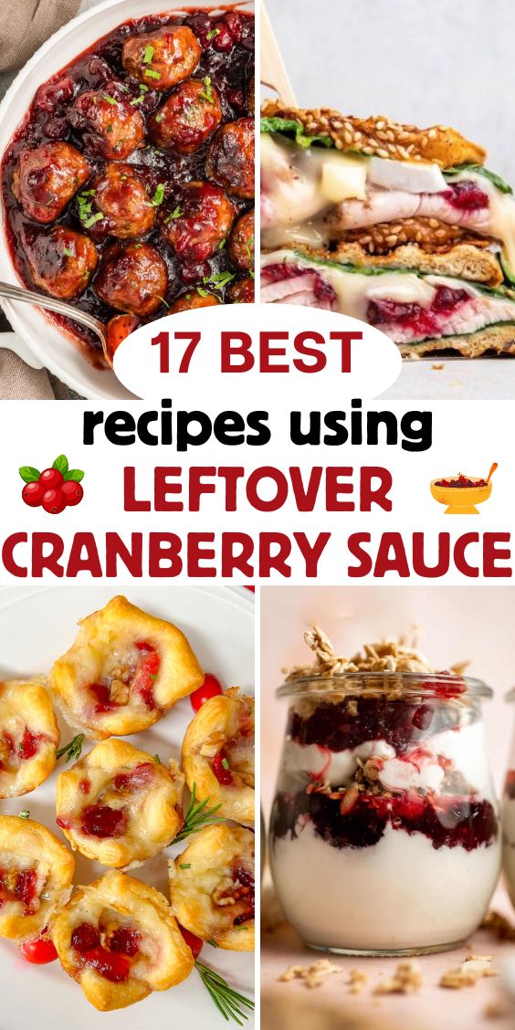 17 best LEFTOVER CRANBERRY SAUCE RECIPES EASY