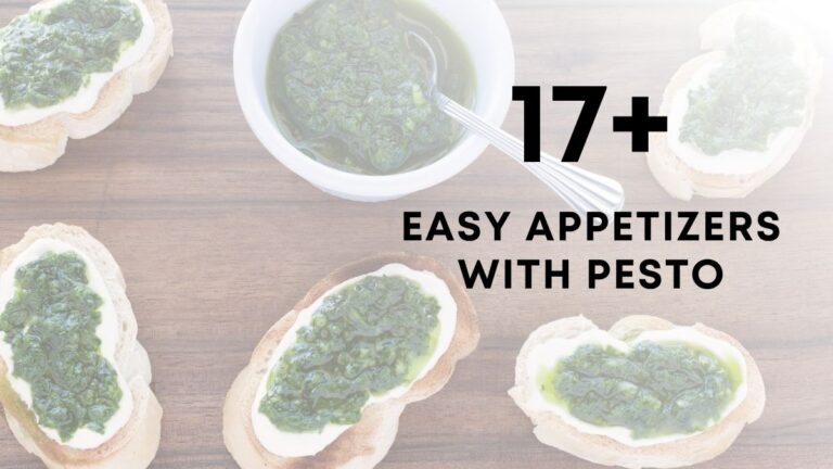 Easy Pesto Appetizers & Party Foods