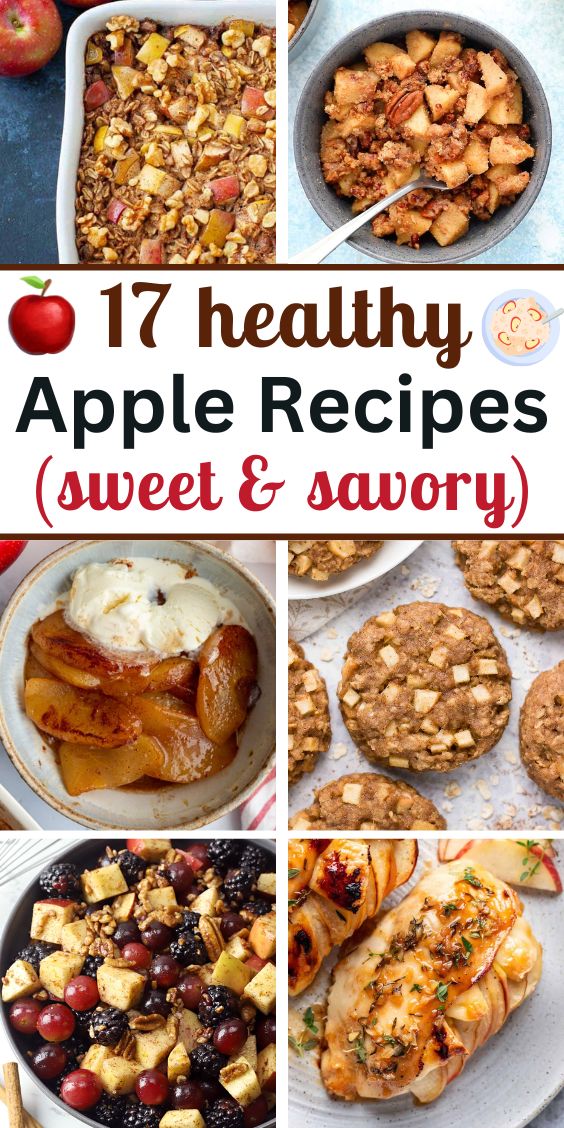 17 healthy recipes with apples