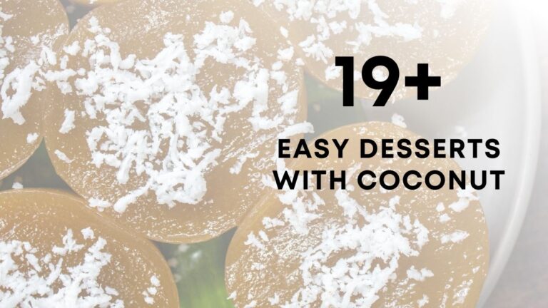 Easy Coconut Dessert Recipes