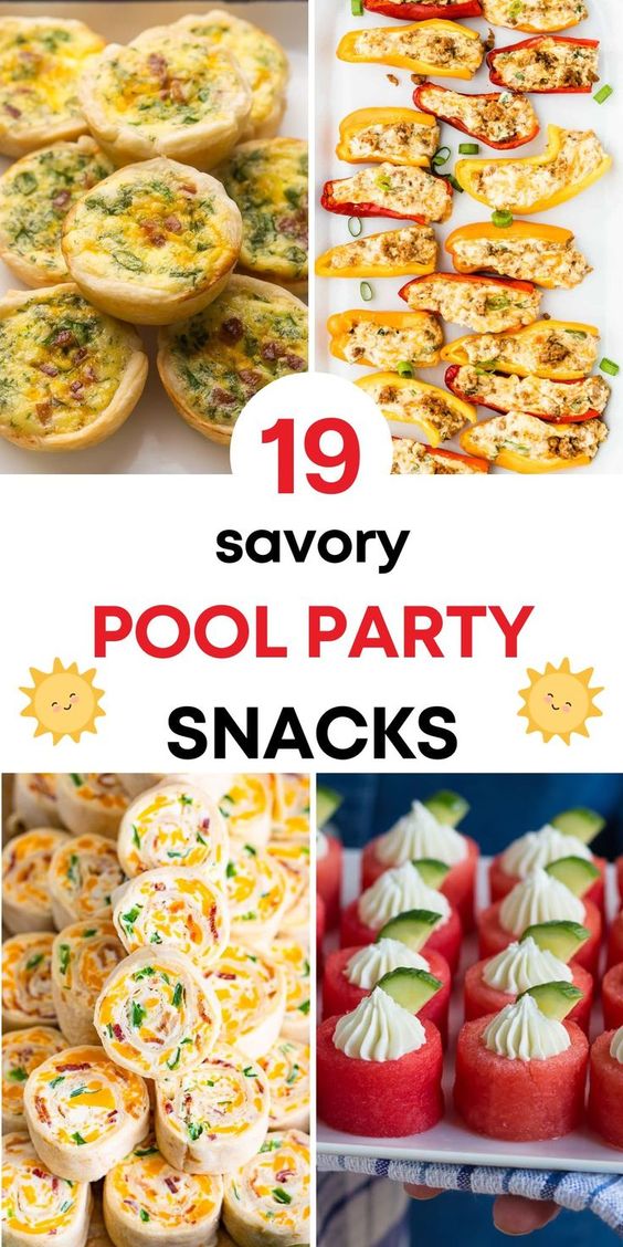 19 Savory Pool Party Snacks