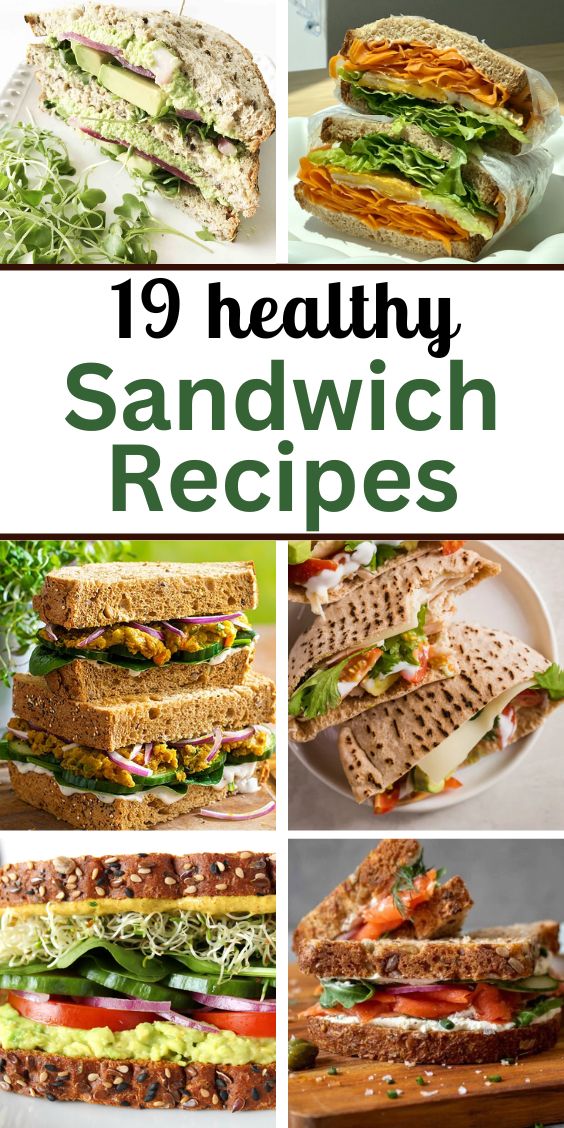 19 healthy sandwich recipes