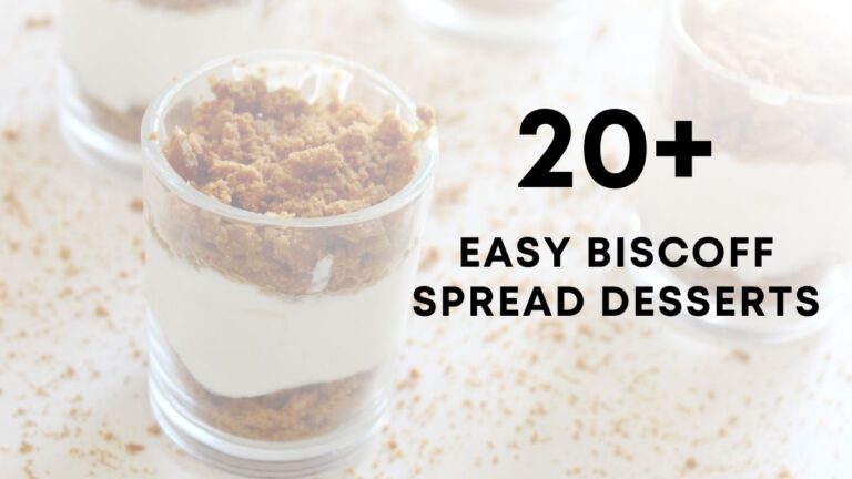 Easy Biscoff Spread Desserts