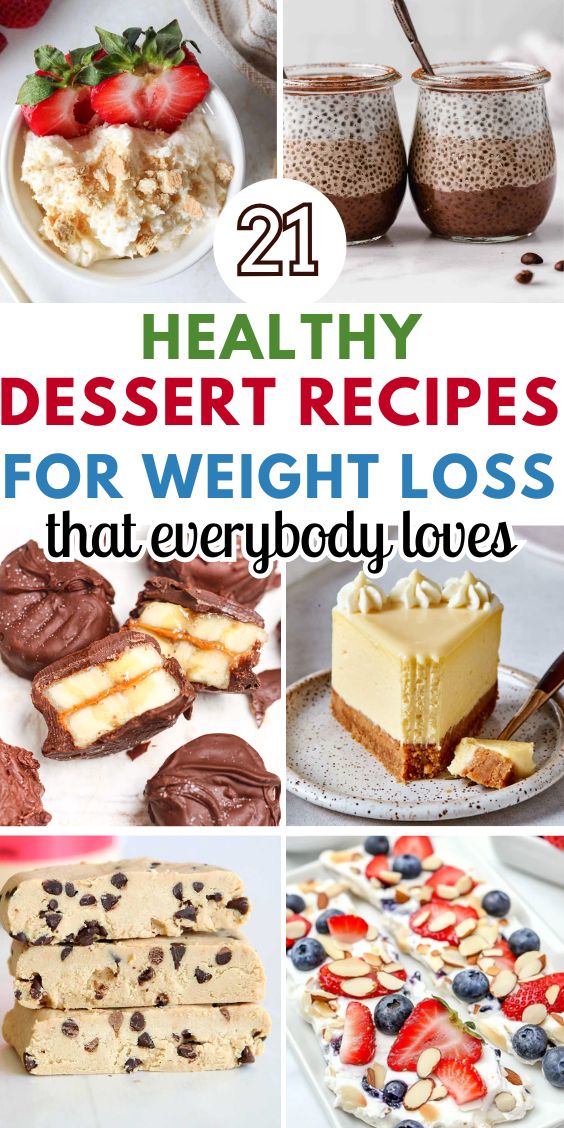 21 healthy dessert Recipes for Weight Loss