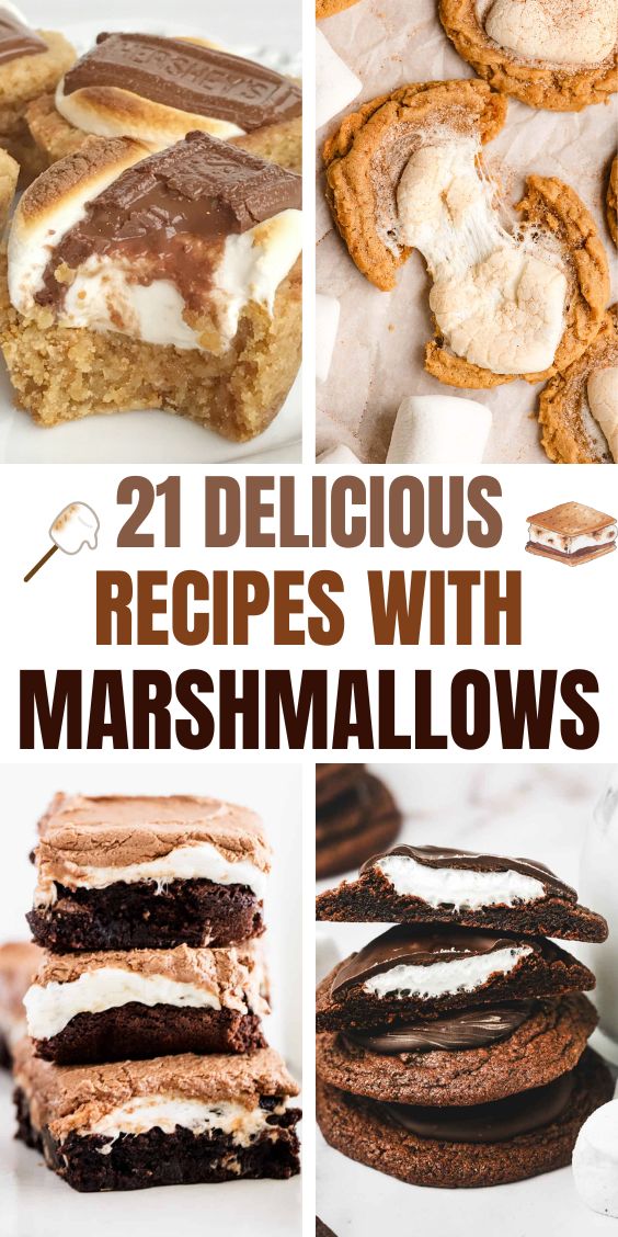 21 recipes with marshmallows