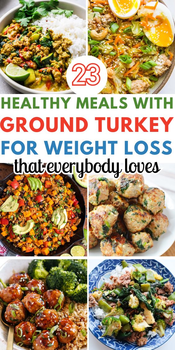 23 healthy ground turkey recipes for weight loss