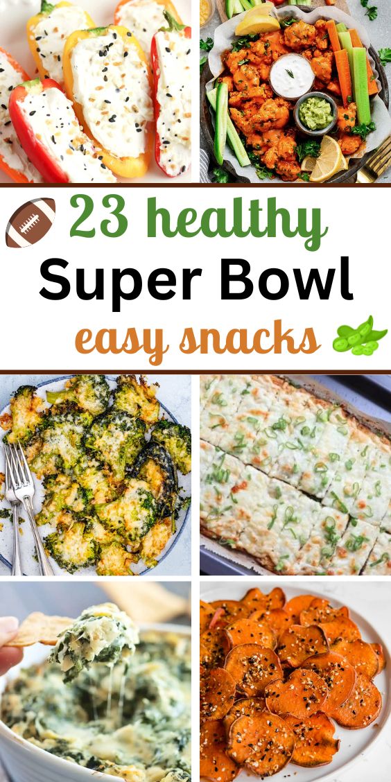 23 healthy super bowl snacks