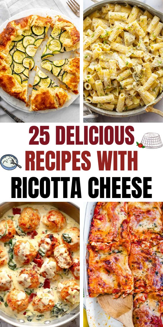 25 Recipes with Ricotta Cheese