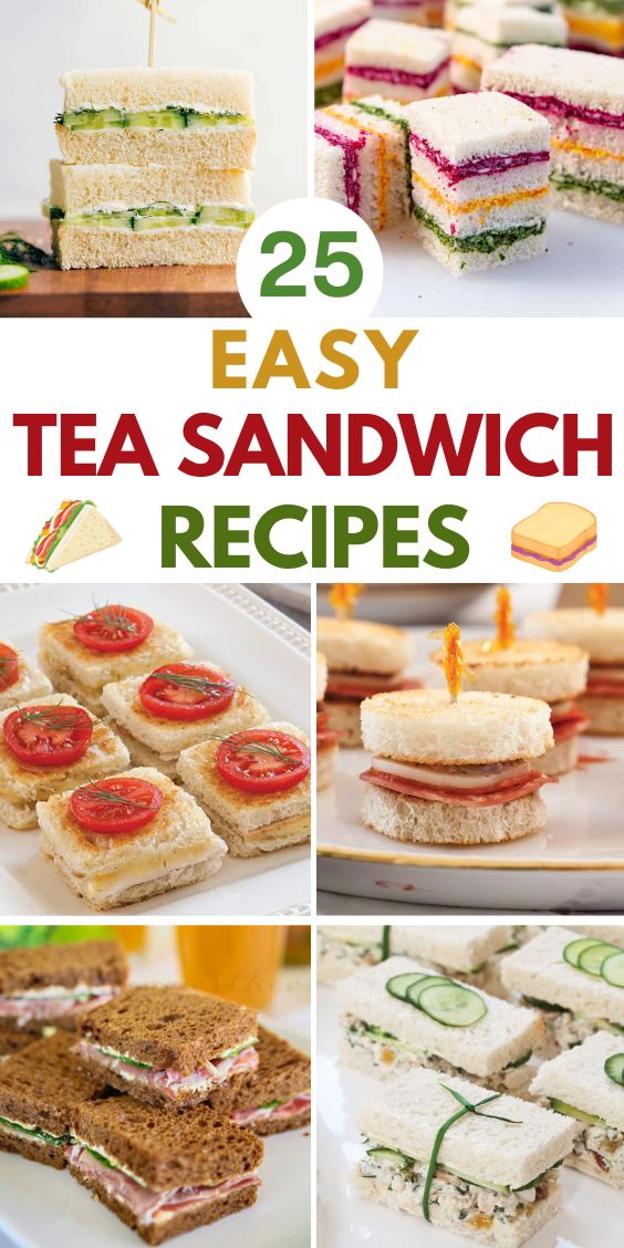 25 delicious easy tea sandwich recipes