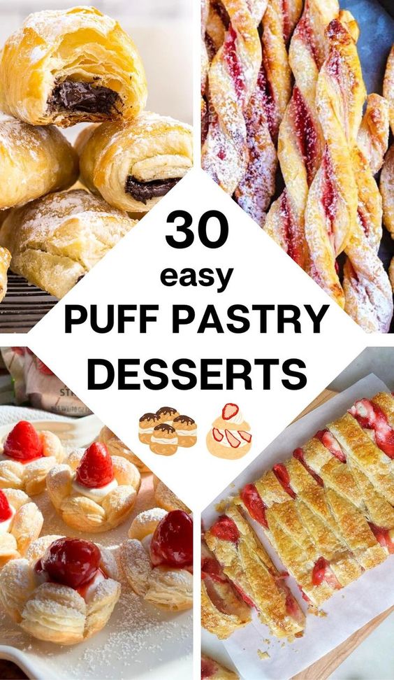 30 Puff Pastry Dessert Recipes