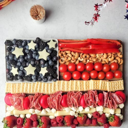 4th of July Charcuterie Board Featured Image