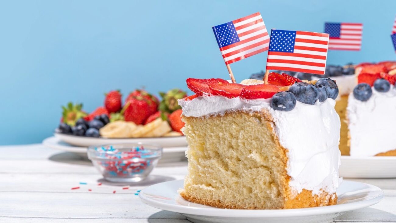 4th of july sponge cake