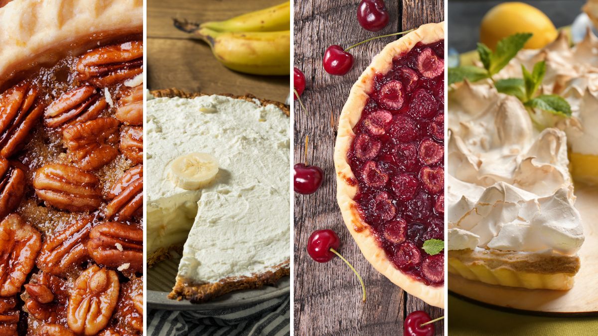 8 Pies that Don't Require Refrigeration Pecan, Banana Cream, Cherry, Lemon Meringue