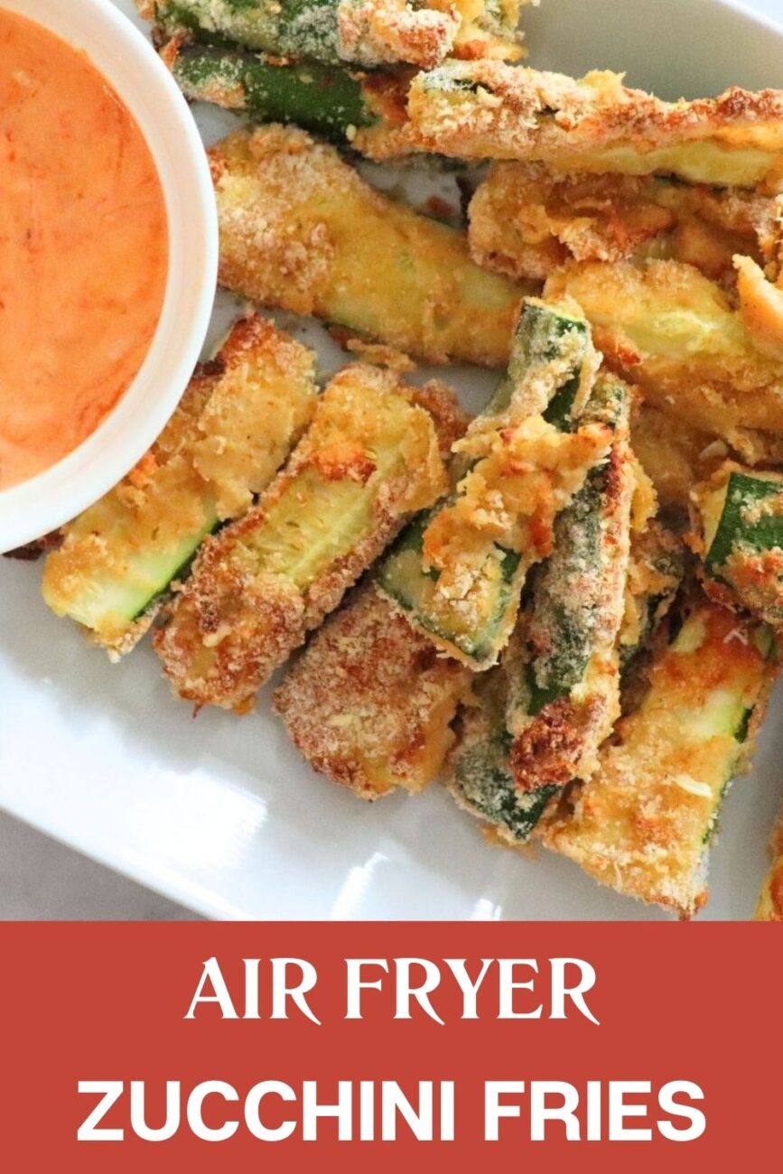 AIR FRYER zucchini fries 