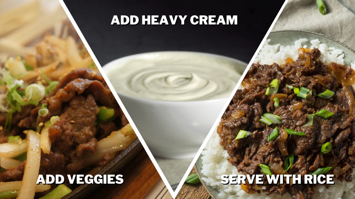 Add Veggies Heavy Cream or Serve with Rice To Make Costco Beef Bulgogi Better