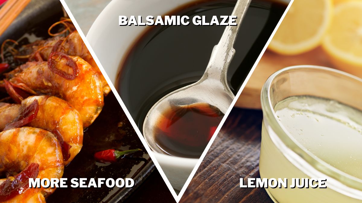 Add more seafood some balsamic glaze or lemon juice to Make Costco Lobster Bisque Better