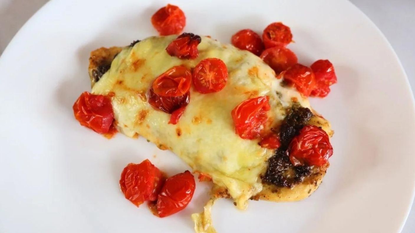 Air Fryer Chicken Caprese