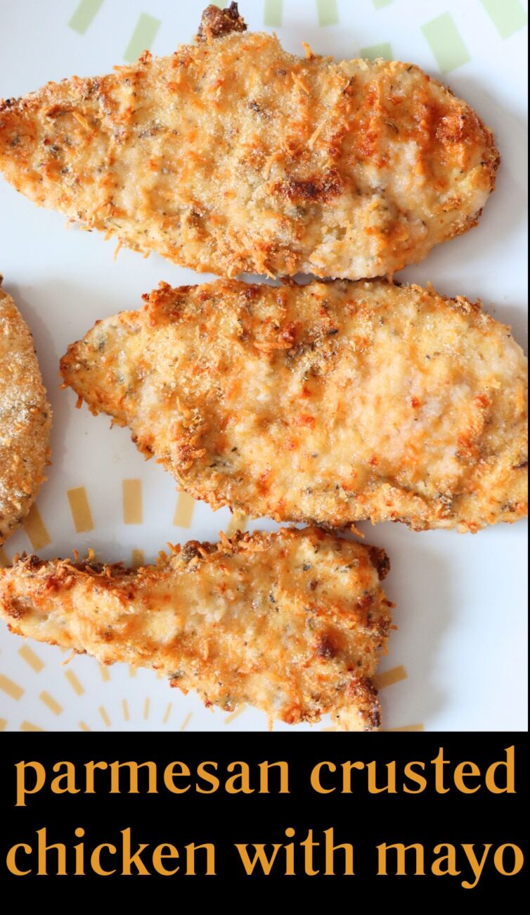 parmesan crusted chicken with mayo