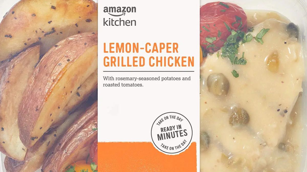 Amazon Kitchen Lemon-Caper Grilled Chicken Single Serve Meal 