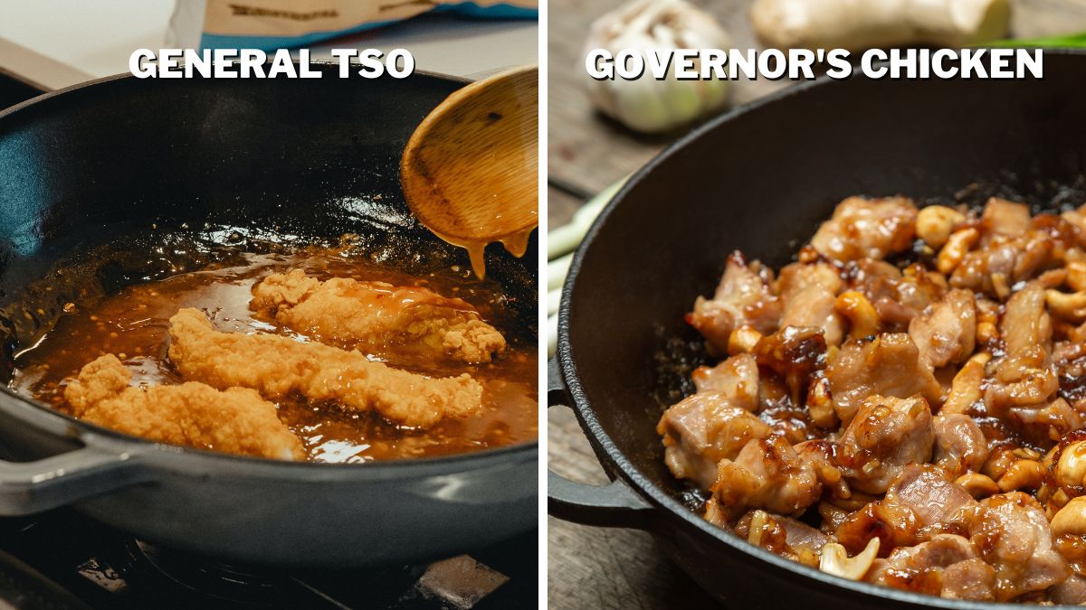Appearance of General Tso and Governors Chicken 1