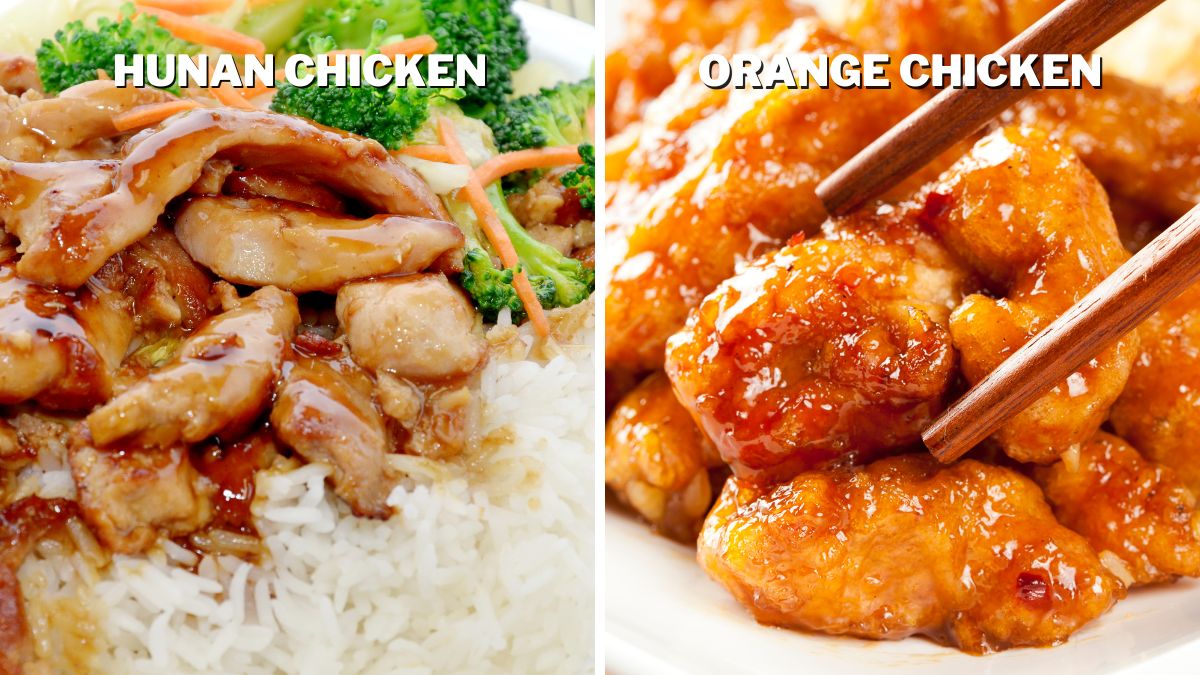 Appearance of Hunan Chicken and Orange Chicken 1