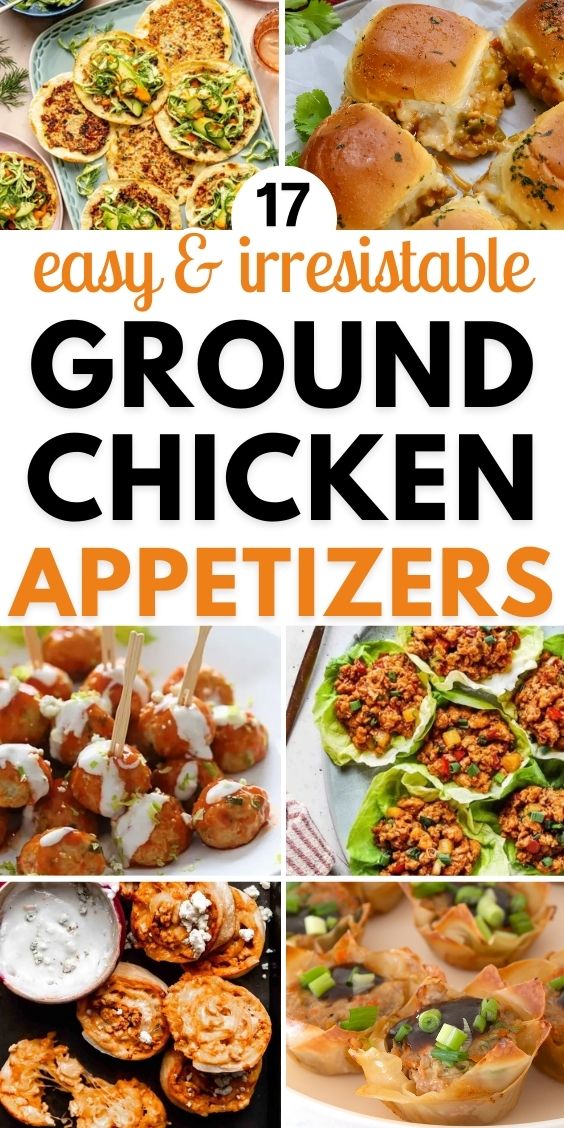 Appetizers With Ground Chicken