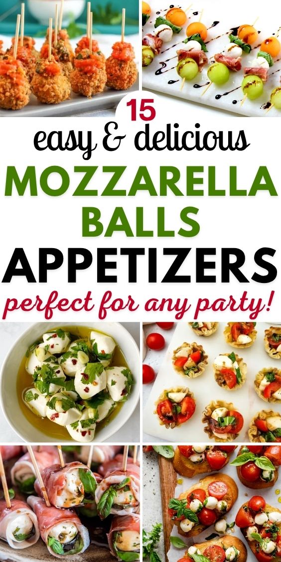 Appetizers With mozzarella balls