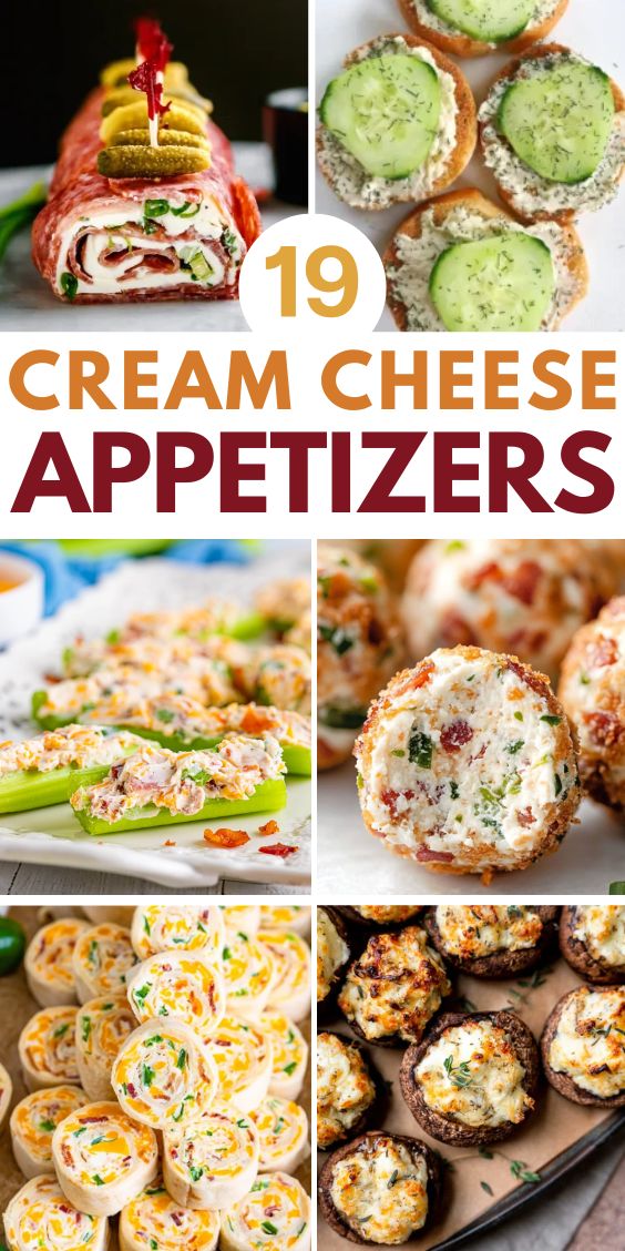 Appetizers with Cream Cheese 1