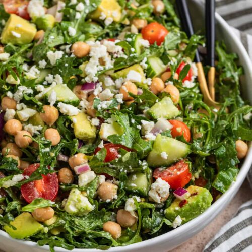 Arugula Chickpea and Avocado Salad 2.2