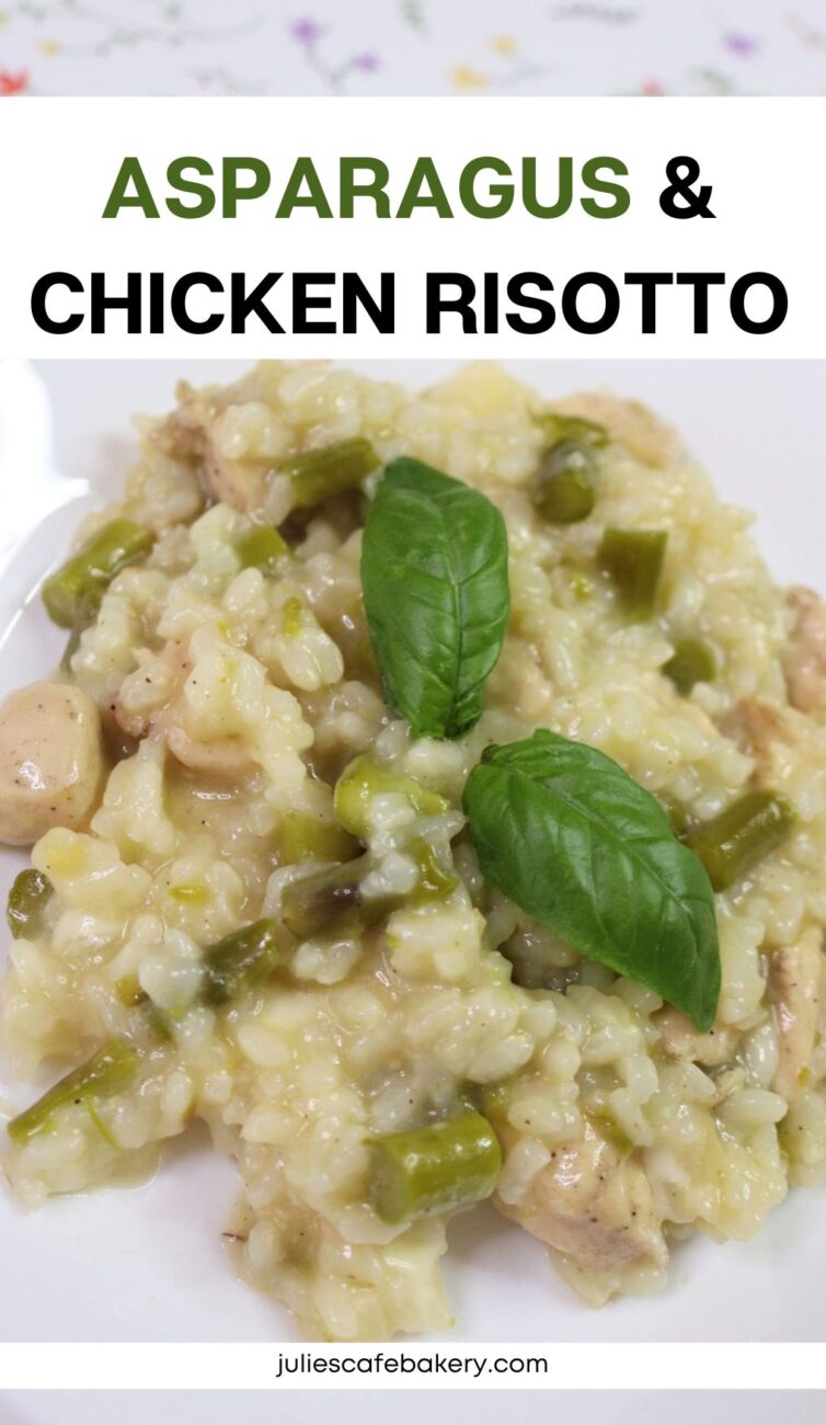 Asparagus Chicken Risotto easy recipe