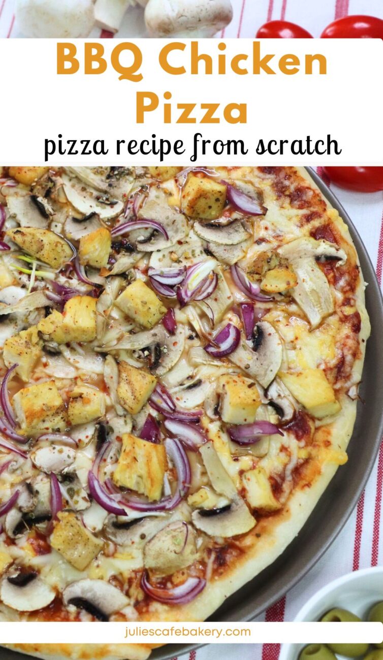 BBQ Chicken Pizza Recipe from scratch