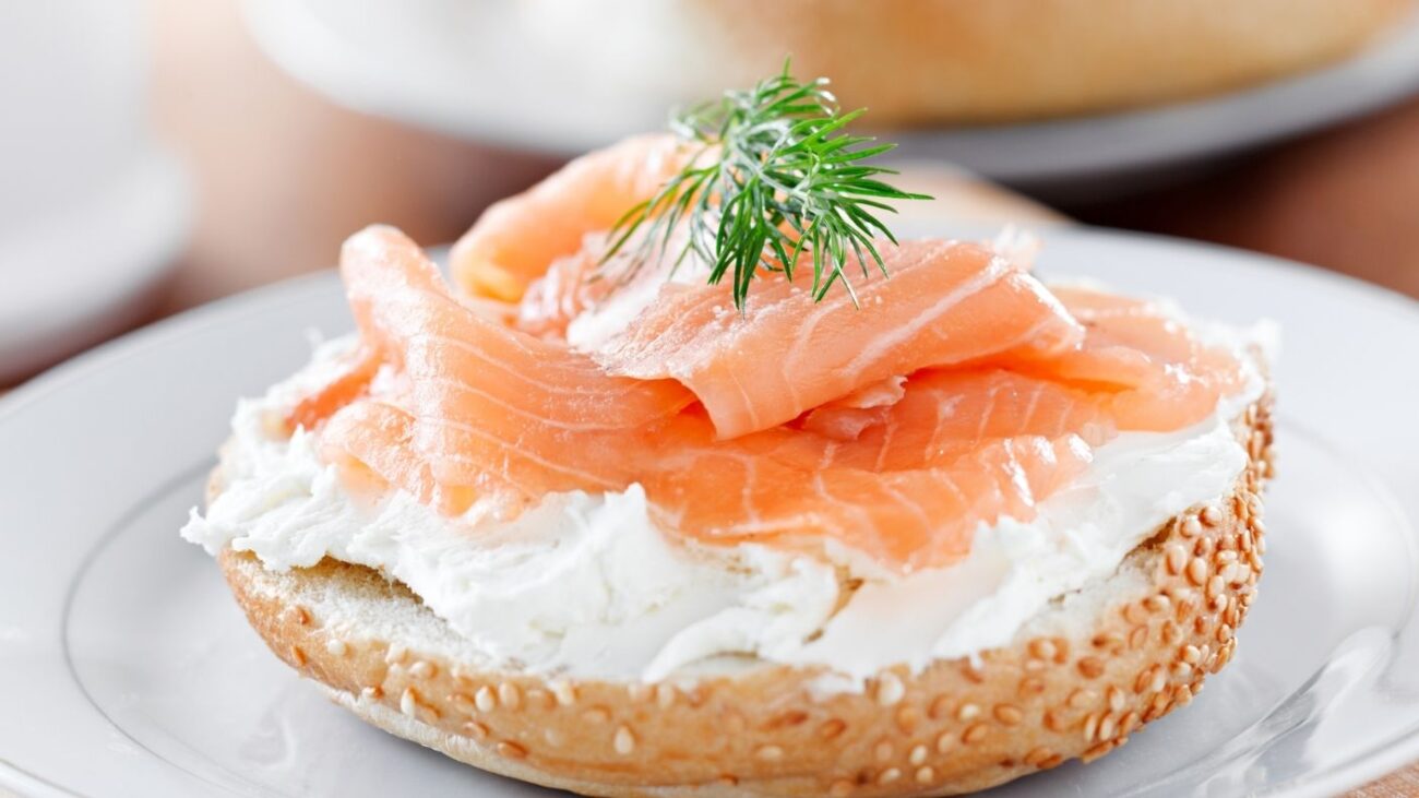 Bagel with Lox and Cream Cheese