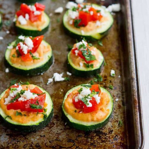 Baked Zucchini Hummus Bites Cookin Canuck 3 768x1152 1