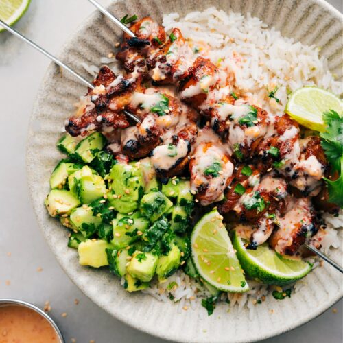 Bang Bang Chicken Skewers ChelseasMessyApron 1200 1