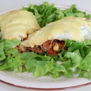 Beef Enchiladas with White Sauce Recipe