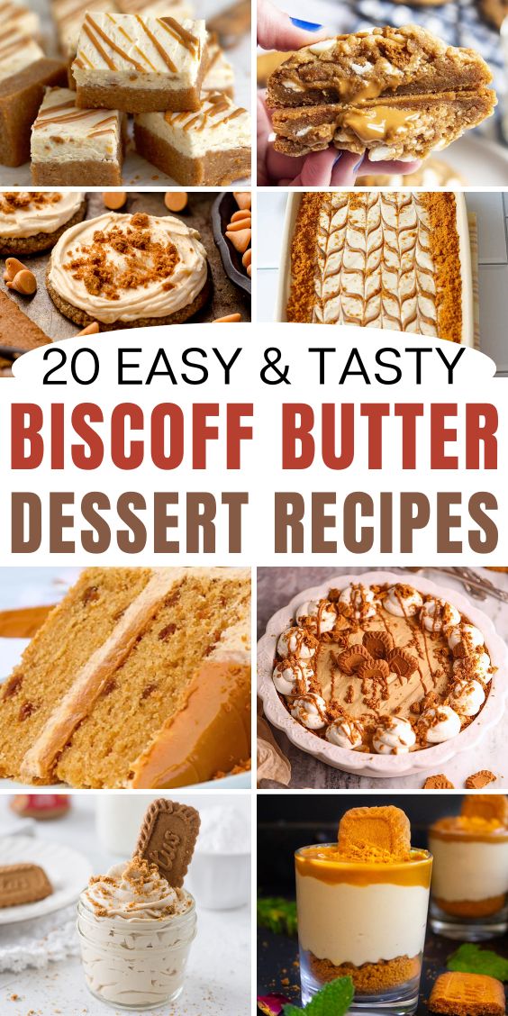 Biscoff butter desserts