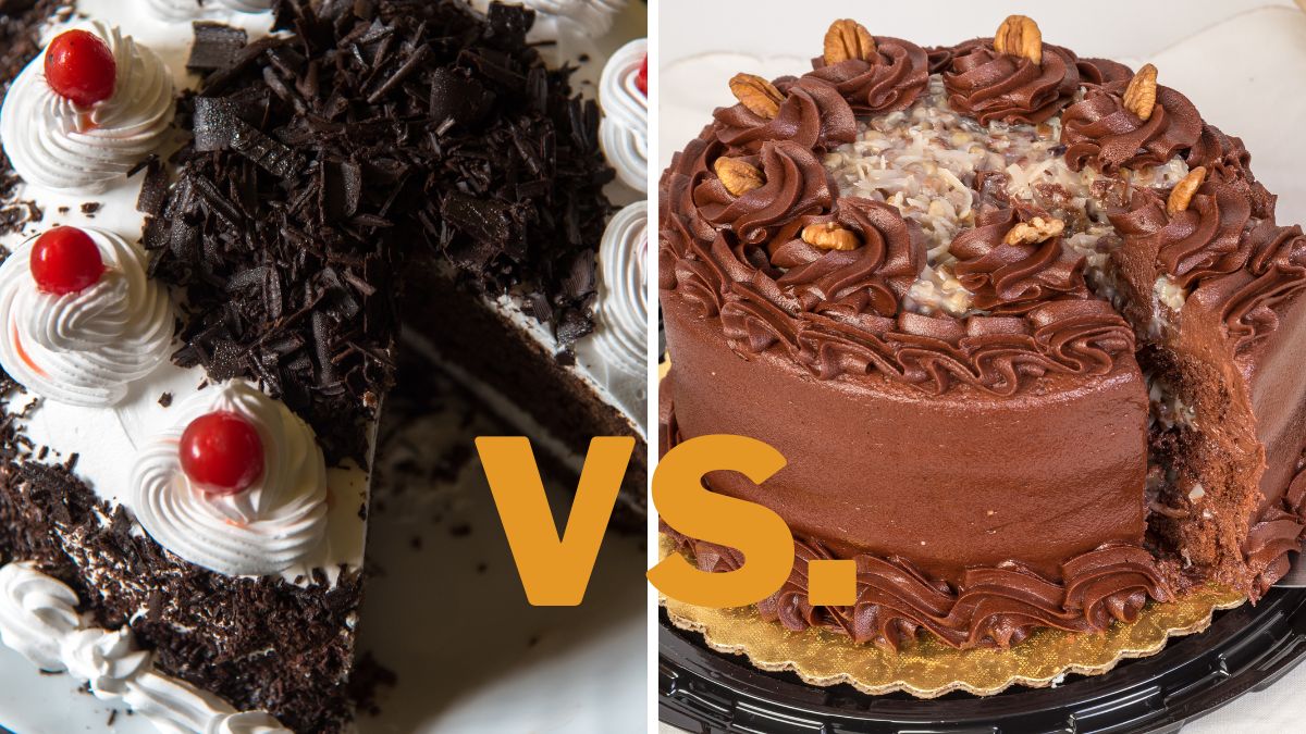 Black Forest Cake vs. German Chocolate Cake