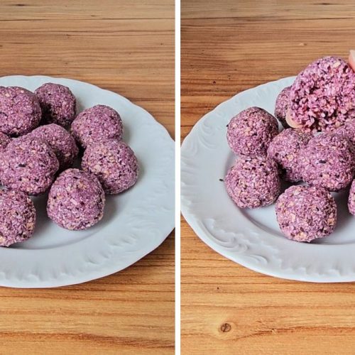 Blueberry Coconut Bliss Balls