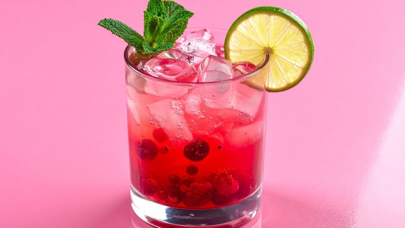 Bright Pink soda