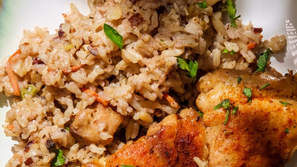 Brown Rice with Fresh Herbs