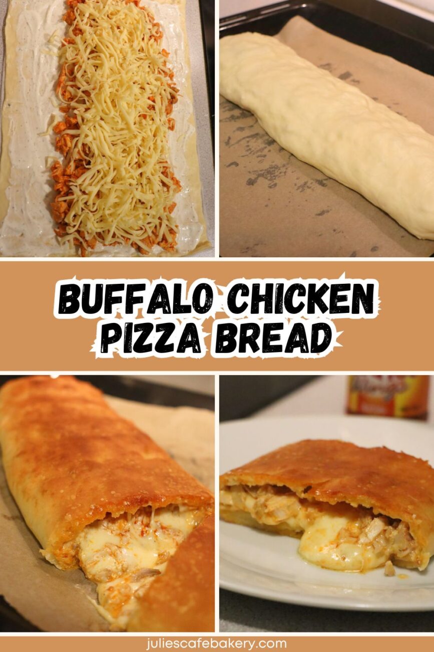 Buffalo Chicken Pizza Roll Bread Recipe