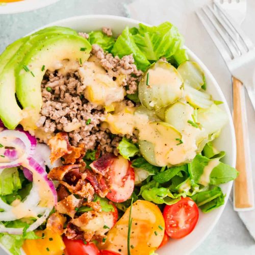 Burger In A Bowl 4