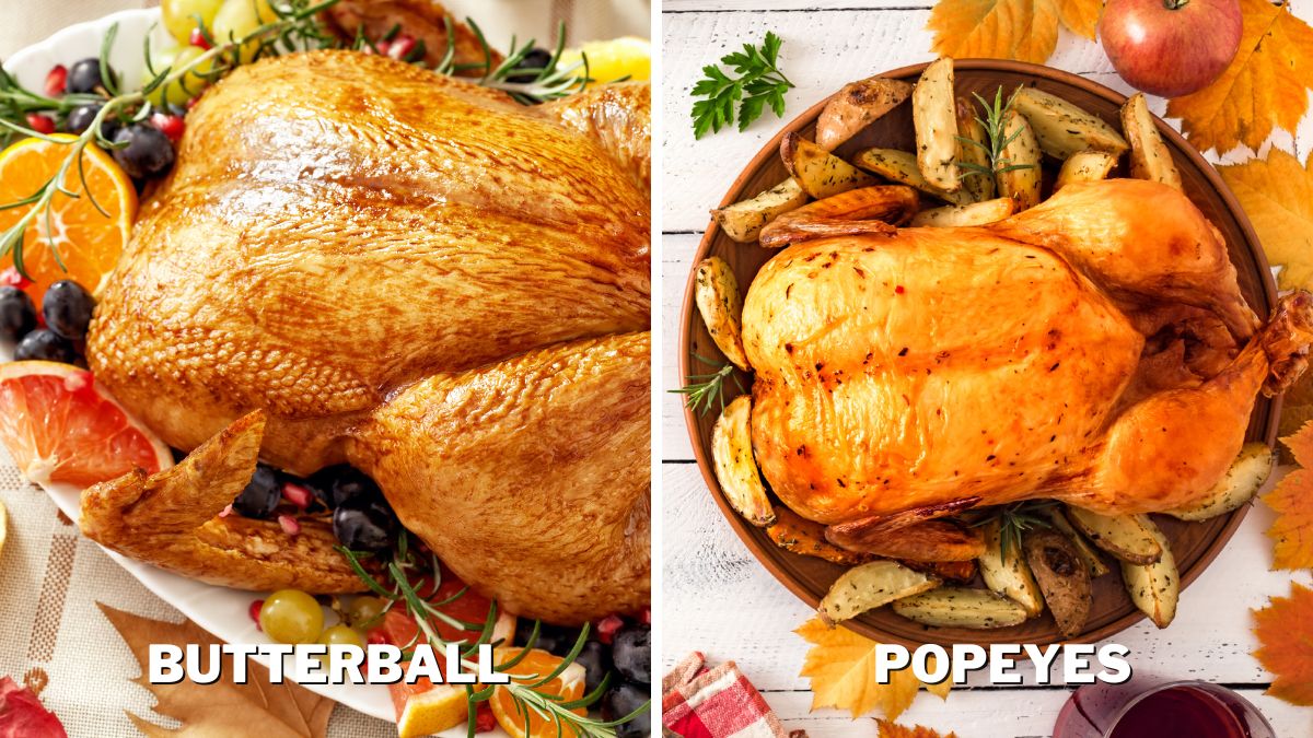 Butterball Turkey vs. Popeyes Turkey Meat Quality