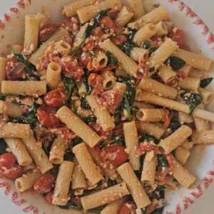 CHERRY TOMATO FETA PASTA BAKE RECIPE